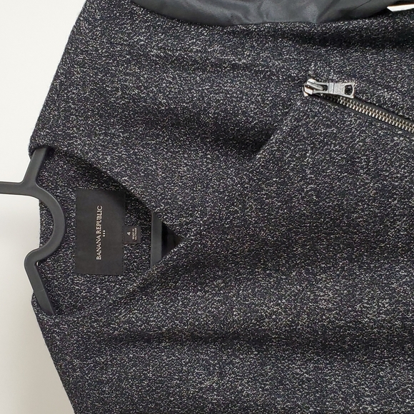 Banana Republic Women jacket elegant casual rare original sz 4 black - Picture 7 of 15